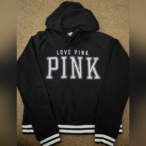 PINK Victoria's Secret Large Vintage Spellout Pullover Hoodie